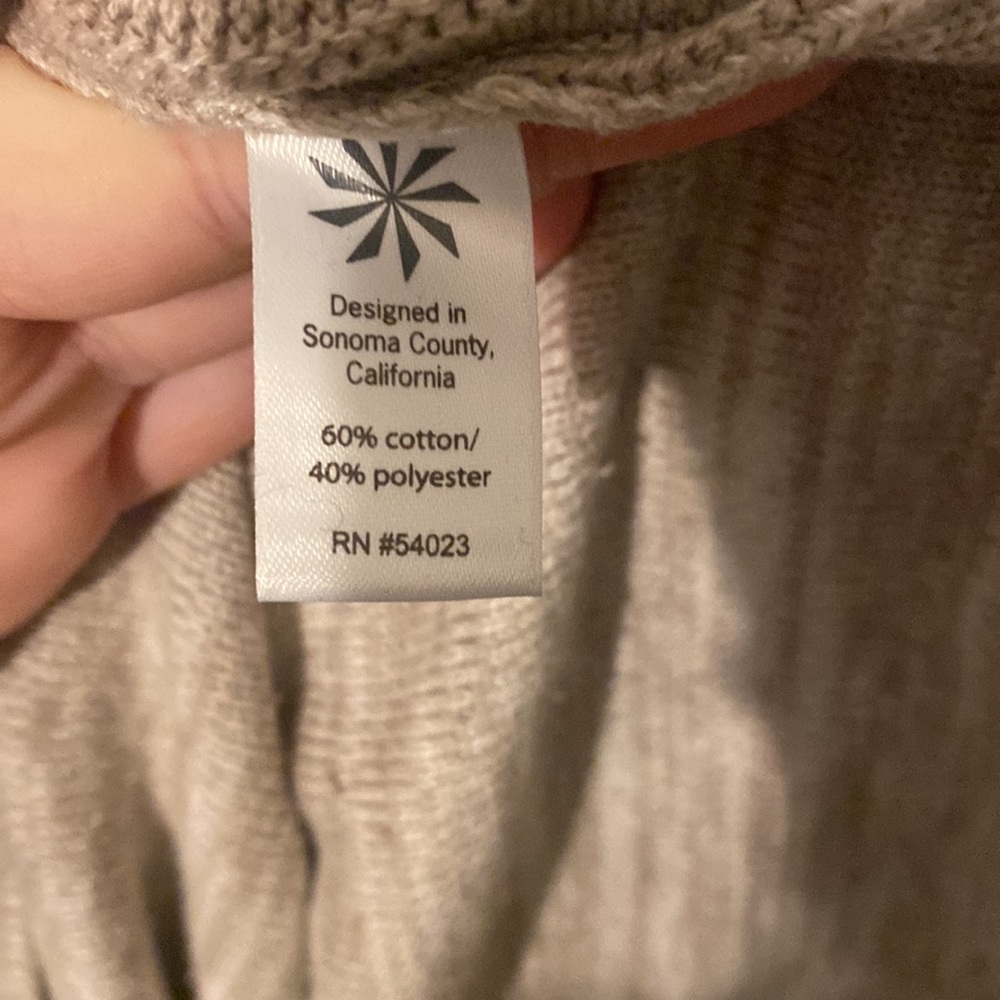 Athleta long sleeve casual mini thick dress crewneck - Picture 7 of 7
